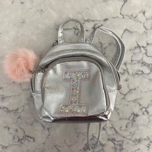 “I” Justice mini backpack purse